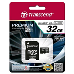 TRANSCEND TS32GUSDU1 MICRO SD HC 32GB CLASSE 10 CON ADATTATORE SD