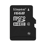 KINGSTON TECHNOLOGY 16GB MICROSDHC CLASSE 4