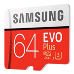 SAMSUNG MICROSDXC DA 64 GB CLASSE 10 + ADATTATORE SD