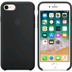 APPLE iPHONE 8 e 7 COVER ORIGINALE IN SILICONE COLORE NERO