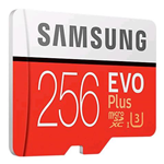 SAMSUNG EVO PLUS MICRO SD 256GB UHS I ADATTATORE INCLUSO