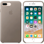 APPLE iPHONE 8 PLUS/7PLUS COVER ORIGINALE IN PELLE COLORE GRIGIO