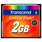 TRANSCEND 2GB COMPACT FLASH CARD (133X) PRODOTTO ITALIA