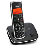 BRONDI BRAVO GOLD 2 TELEFONO CORDLESS DECT VIVAVOCE COLORE NERO