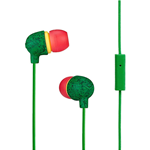 MARLEY LITTLE BIRD AURICOLARI CON MICROFONO CAVO 1.25MT JACK 3.5MM COLORE VERDE