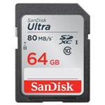 SANDISK ULTRA SDXC SCHEDA SD XC 64GB CLASSE 10 FUNZIONE PROTEZIONE DATI