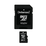 INTENSO MICRO SDHC 64GB CLASSE 10 CON ADATTATORE