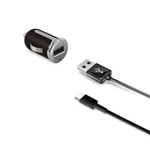 CELLY CARICABATTERIE DA AUTO 1xUSB 2.4A COLORE NERO